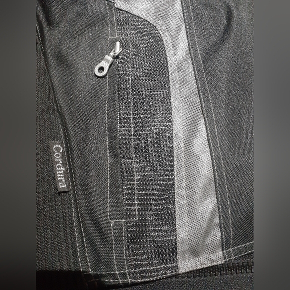Cordura Women's Motorcycle Jacket Black Silver Pink Size XS - Picture 4 of 14